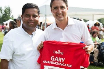 கனேடியத் தேர்தலில் மீண்டும் ஆனந்த சங்கரியின் மகன்  அபார வெற்றி !
