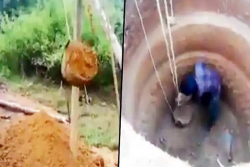 தனி ஆளாக கிணறு வெட்டி அசத்திய இளைஞர்! அவருக்கு தோல்வி என்பதே வராது... வைரலாகும் வீடியோ