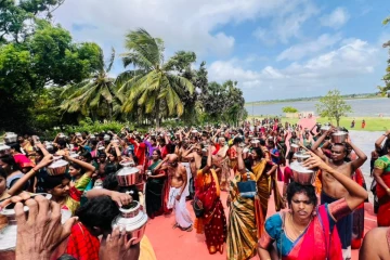 மன்னார் திருக்கேதீஸ்வர ஆலய வருடாந்த மகோற்சவத்தின் தீர்த்த திருவிழா