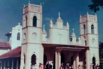 யாழ். மயிலிட்டி மாதா ஆலயத்தில் மக்களின் ஆன்மீக கோரிக்கை ; அரசியல் ஆதரவின்றி அமைதிப் போராட்டம்