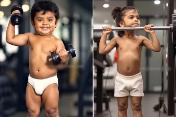 3 வயது குழந்தையாக மாறி வொர்கவுட் செய்யும் கோலிவுட் நாயகர்கள்- AI தொழில்நுட்பம்