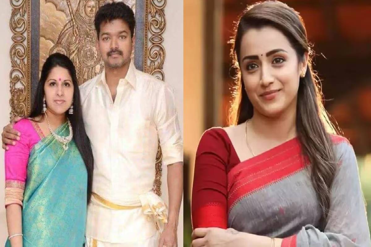 த்ரிஷா உடன் வந்ததுக்கு முட்டுக்கொடுக்கவே முடியாது! விஜயை வெளுத்து வாங்கும் நெட்டிசன்கள் | Vijay Trisha Come Together Nations Slam Vijay Post