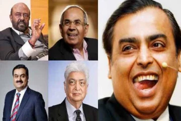 ஒரு நாளைக்கு ரூ 1000 கோடி வருவாயா! டாப் 10 பணக்காரர்கள் பட்டியல்