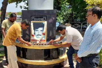 படுகொலை செய்யப்பட்ட ஊடகவியலாளர் நிமலராஜனின் 24வது நினைவேந்தல்