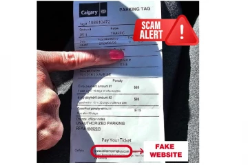 கனடாவின் இந்தப் பகுதியில் போலி பார்க்கிங் டிக்கட் குறித்து எச்சரிக்கை