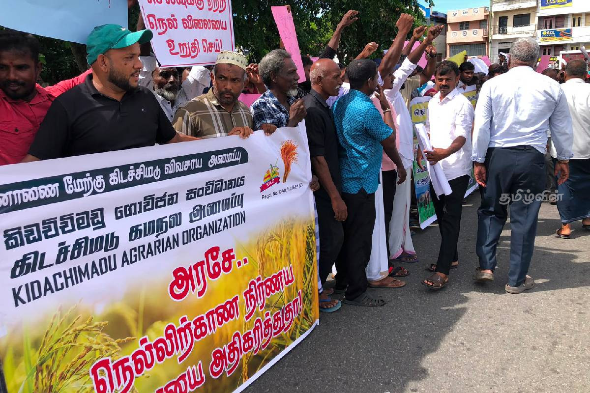 மட்டக்களப்பில் விவசாயிகளின் மாபெரும் கவனயீர்ப்பு போராட்டம் | Massive Protest In Batticaloa மட்டக்களப்பில் விவசாயிகளின் மாபெரும் கவனயீர்ப்பு போராட்டம் | Massive Protest In Batticaloa