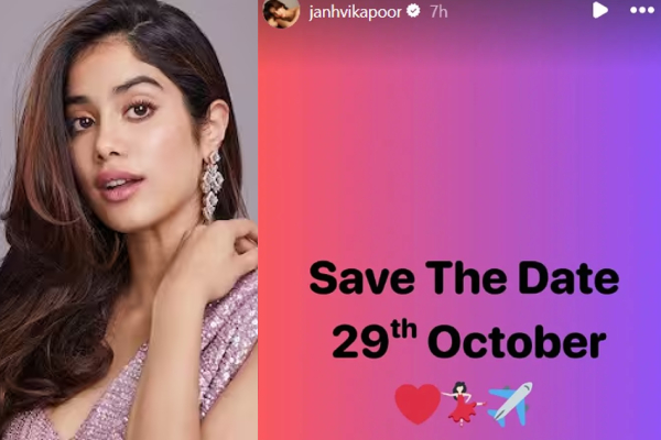 ஜான்வி கபூருக்கு திருமணமா? அவரே வெளியிட்ட பதிவு... குழப்பத்தில் ரசிகர்கள்.. | Janhvi Kapoor Latest Insta Post Goes Viral
