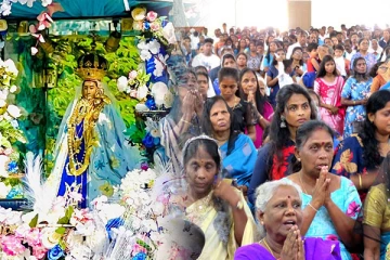 யாழ். பேராலயத்திற்கு எடுத்து வரப்பட்ட மடு அன்னையின் திருச்சொரூபம்