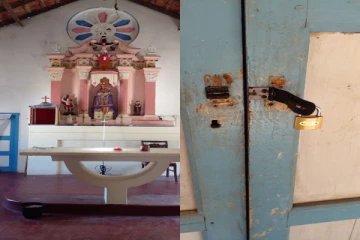 மன்னாரில் உடைக்கப்பட்ட கப்பலேந்தி மாதா ஆலயம் - தீவிர விசாரணையில் காவல்துறை