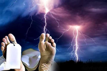 யாழில் தோட்டத்தில் நின்ற இளைஞருக்கு எமனான மின்னல்
