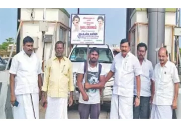 தமிழக முதல்வருக்கு வாழ்த்து சொல்ல 450 கிலோ மீட்டர் தூரம் நடைபயணம் மேற்கொண்ட ஆந்திர இளைஞர்!