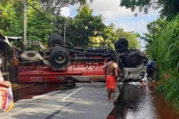 மாத்தறையில் விபத்துக்குள்ளான மண்ணெண்ணை பெளசர்!