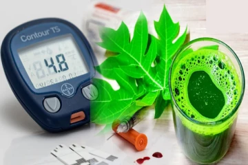 சர்க்கரை நோய்க்கு டாட்டா சொல்லும் பப்பாளி இலை ஜூஸ்!