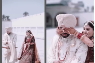 மறைந்து வந்து மணமகனின் கண்களை மூடி மணமகள் செய்த செயல் - வைரலாகும் க்யூட் வீடியோ