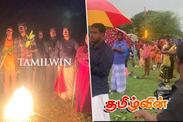 ஆலங்குளம் மாவீரர் துயிலும் இல்லத்தில் கொட்டும் மழையிலும் நிறைந்த மக்கள்