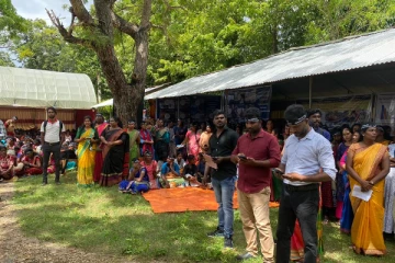 வடக்கு கிழக்கு தமிழரின் சமஸ்டித்தீர்வை வலியுறுத்தி சங்கிலியன் பூங்காவில் ஒன்றுகூடல்(நேரலை)