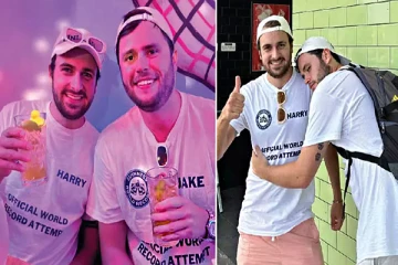 கின்னஸ் சாதனையை முறியடித்த இரு நண்பர்கள்!