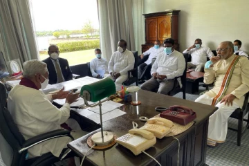 கல்முனை தமிழ் பிரதேச செயலக விவகாரம் - சமலை சந்தித்துப் பேசிய தமிழ் அரசியல் தலைமைகள்