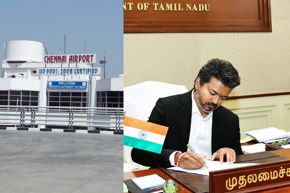 சென்னை விமான நிலையம் - தனியார் மயமாக்க முதல்வர் விஜய் கடிதம் | Cm Vijay Letters Modi To Privatise Chennai Airport சென்னை விமான நிலையம் - தனியார் மயமாக்க முதல்வர் விஜய் கடிதம் | Cm Vijay Letters Modi To Privatise Chennai Airport