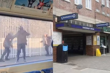 வடக்கு லண்டனில் கத்திச்சண்டையிட்ட இளைஞர்கள்! பீதியடைந்த பயணிகள்