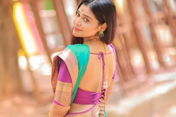 தர்ஷா குப்தா சேலையில் அழகிய போட்டோஷூட்