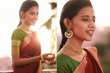 புடவையில் கொள்ளை அழகுடன் சூப்பர் சிங்கர் பிரியங்கா... அடிமையாக்கிய தேன் போன்ற குரல்!