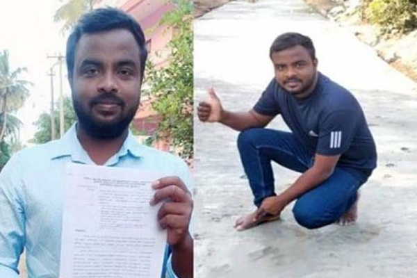 திருமணத்திற்கு சேர்த்து வைத்த 10 லட்சம்! இளைஞர் செய்த தரமான காரியம் | Village Youth Cement Road Make Own Money