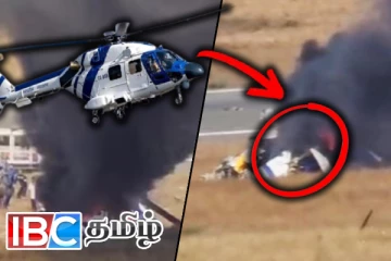 வெடித்து சிதறிய இந்திய உலங்குவானூர்தி: இரண்டு விமானிகள் உட்பட மூவர் பலி