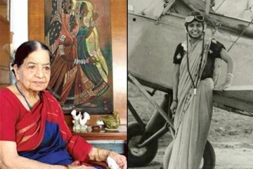 16 வயதில் திருமணம்.. 24ல் விதவை! சேலையுடன் இந்தியாவின் முதல் பெண் விமானி