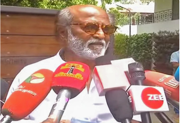 மீண்டும் அரசியலுக்கு வர வாய்ப்பா? ஆளுநருடன் சந்திப்பு குறித்து  நடிகர் ரஜினிகாந்த் பேட்டி - தமிழ்நாடு