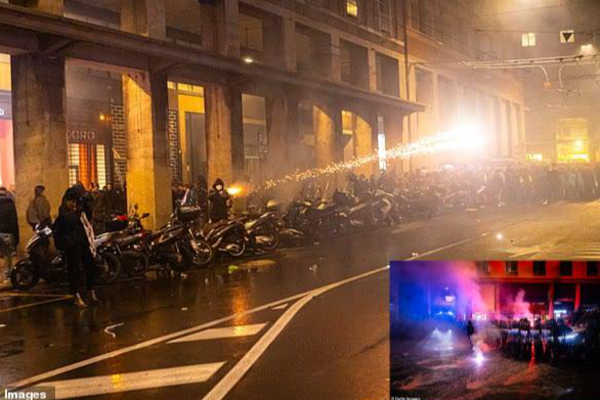 protest against tel aviv team in italy