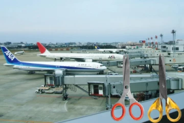 காணாமற்போன கத்தரிக்கோல் : இரத்து செய்யப்பட்ட விமானங்கள் : பயணிகள் அந்தரிப்பு