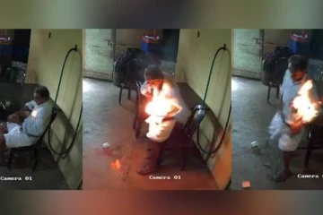 சட்டைப் பையில் திடீரென வெடித்து சிதறிய செல்போன்!