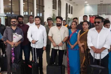 இலங்கை வந்த இந்திய நடிகர் மோகன்லால்