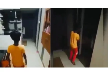 இருட்டு அறையில் ஒளிந்து கொண்ட குழந்தை... பாட்டுப்பாடி கண்டுபிடித்த அண்ணன்... - வைரலாகும் வீடியோ!