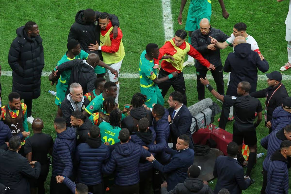 Senegal stripped trophy and morocco winner