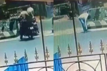 ‘சார்..50ரூ கீழ விழுந்திருக்கு பாருங்க’ - சாமர்த்தியமாக திசைத்திருப்பி லட்ச ரூபாயை அபேஸ் செய்த கொள்ளையர்கள்