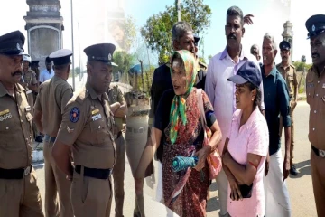 யாழில் அளவிடப்பட்ட காணிகள்! கடும் எதிர்ப்பை வெளியிட்ட மக்கள்: குவிக்கப்பட்ட காவல்துறையினர்