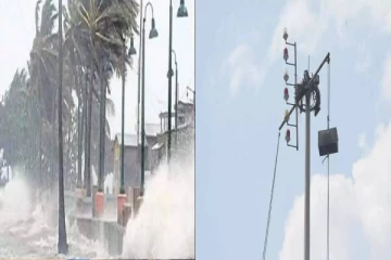 தாக்க வரும் 'மிதிலி' புயல் : 9 துறைமுகங்களுக்கு 2 -ம் எண் புயல் எச்சரிக்கை கூண்டு ஏற்றம்