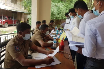 வடமாகாண இளைஞர்களை பொலிஸ் சேவைக்கு ஆட்சேர்ப்பதற்கான நேர்முகத் தேர்வு (Video)
