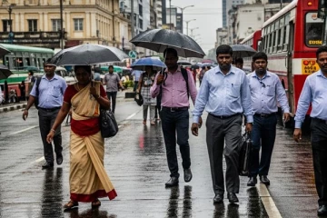 අද දිනයේ වැසි වැටෙන ප්‍රදේශ - සූදානම් වෙන්න