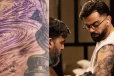 විරාට් කෝලිගේ වම් අතේ අලුතින් කළ පච්චය ගැන රසිකයන් අතර කතාබහක් [VIDEO]