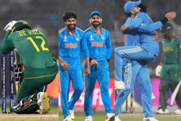 சிங்கநடை போட்டுவந்த தென் ஆப்பிரிக்காவை முடித்துவிட்ட ஜடேஜா! 83 ரன்களுக்கு சுருண்டு படுதோல்வி