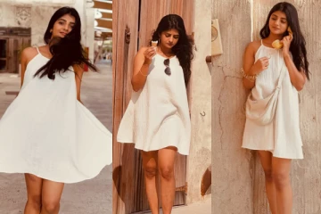 சீரியல் நடிகை கேப்ரியல்லா வெளிநாட்டில் ஷார்ட் உடையில் போட்டோஷூட்