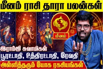 மீன ராசிக்கான தாரா பலன்கள்.., எப்படி இருக்கும்?