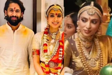 100 சவரன் தேறும் போலயே!! தங்க சிலையாக மாறிய நாக சைதன்யா மனைவி சோபிதா...