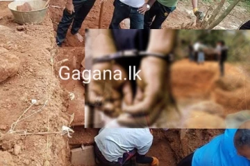 නිධන් හාරමින් සිටි රජයේ නිලධාරීන් පිරිසක් පොලීසියට මාට්ටු වෙයි..