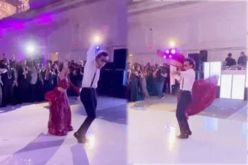 திருமணத்தில் ஜோடிகள் போட்ட ஆட்டம்: நொடியில் பதற வைத்த தருணம்! வேற லெவல் காட்சி