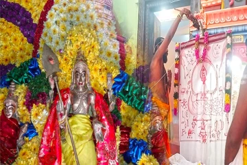 வரலாற்று சிறப்பு மிக்க மட்டக்களப்பு குருக்கள்மடம் ஸ்ரீலஸ்ரீ செல்லக் கதிர்காம ஆலய வருடாந்த கொடியேற்றம்