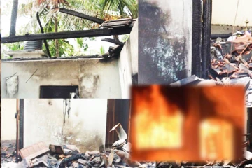 குடும்ப தகராறில் வீட்டிற்கு தீ வைத்த கணவர்: புத்தளத்தில் சம்பவம்